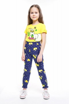 Яркие брюки для девочки 815090/90гн Clever kids