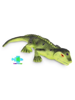 Детская игрушка животного в виде ящерицы-гаттерии, меняющей цвет под водой W6328-201 