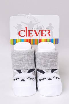 Прекрасные носочки для новорождённых С174 Clever kids
