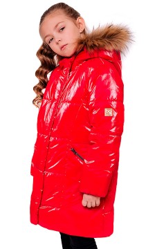 Яркое пальто для девочки 330-21з-2 Batik(фото2)
