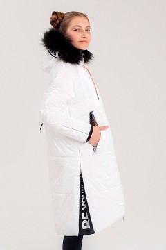 Модное пальто для девочки 442-22з-1 Batik(фото2)