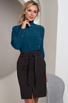 Элегантная женская юбка Карандаш с карманами №8 Valentina