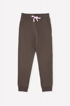 Повседневные брюки для девочки К 400051/шоколадно-коричневый к1274 брюки Crockid(фото2)