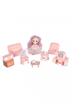 Мебель для куклы Гостиная с куклой Familiy(фото2)