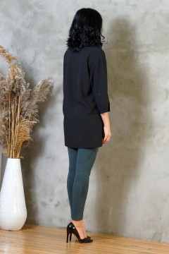 Чёрная женская блузка Ajour(фото4)