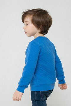 Яркий джемпер для мальчика К 301424/ярко-голубой к1277 джемпер Crockid(фото2)