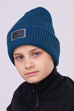 Модная шапка для мальчика 413266аш флис Clever kids(фото2)
