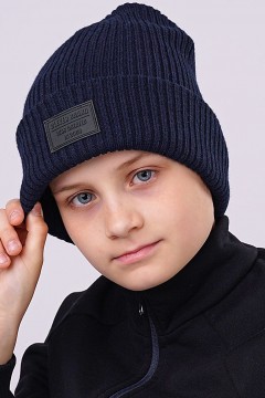 Тёплая шапка для мальчика 413266аш флис Clever kids(фото2)