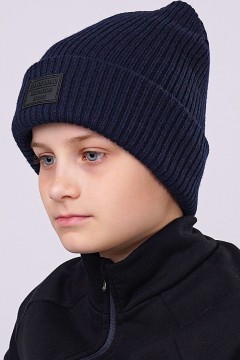 Тёплая шапка для мальчика 413266аш флис Clever kids