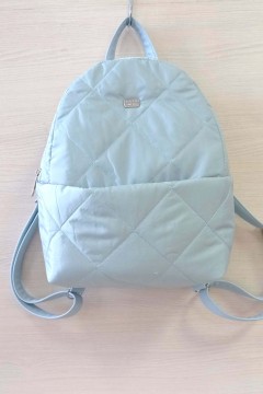 Удобный женский рюкзак Nino светлая мята стёганая ткань Chica rica(фото2)