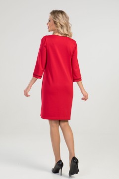 Красное женское платье Ajour(фото4)