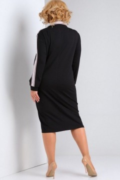 Стильное женское платье M-2122 ЧЕРНЫЙ 54 размера Sovita(фото4)