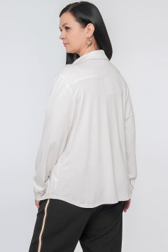 Однотонная женская рубашка Limonti(фото4)