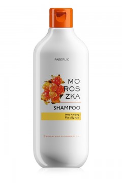 Интенсивно очищающий шампунь для жирных волос Moroszka Faberlic