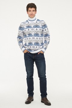 Комфортный мужской свитер 222-12317-30869/293/66/03/189 Vay men(фото2)