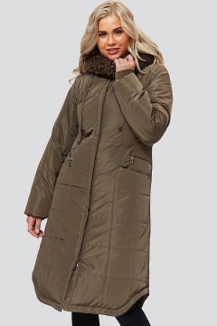 Красивое женское пальто 2213 64 размера D'imma