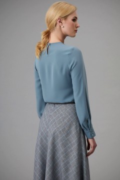 Однотонная женская блузка Кварц 50 размера Art-deco(фото2)