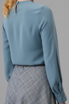 Однотонная женская блузка Кварц 50 размера Art-deco(фото4)
