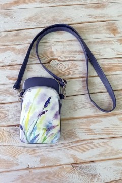 Симпатичная женская сумка Colibri сиреневый цветы  Chica rica