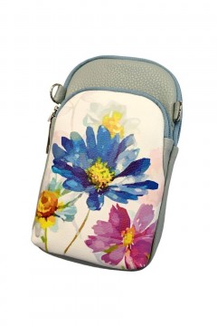 Симпатичная женская сумка Colibri голубой Цветы