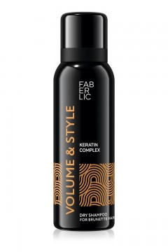 Сухой шампунь для темных волос Volume & Style Faberlic