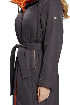 Элегантное женское пальто 2112 58 размера D'imma(фото4)