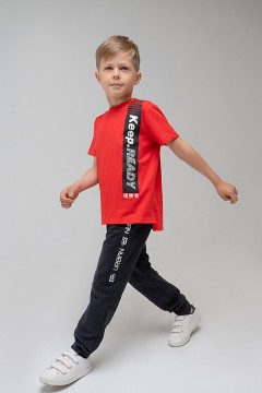 Удобные брюки для мальчика КР 400316/черный к318 брюки Crockid(фото2)