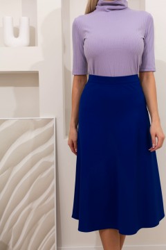 Однотонная расклёшенная юбка Анжелика 70 см №3 Valentina(фото3)