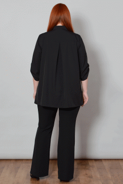 Однотонная женская блузка 64 размера Avigal(фото3)