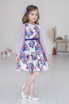 Элегантное платье для девочки ПЛ-1959-6 Alolika(фото2)