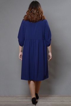 Однотонное модное платье 66 размера Avigal(фото3)