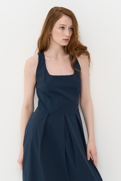 Однотонное женское платье 5221-3691-БХ16 Vay(фото6)