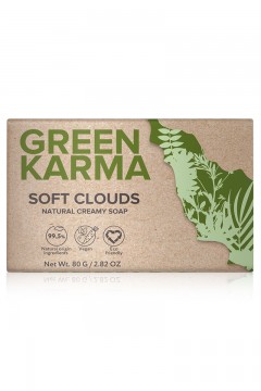 Натуральное крем-мыло Soft Clouds Green Karma Faberlic
