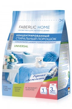 Стиральный порошок универсальный концентрированный «Горная свежесть» FABERLIC HOME Faberlic home