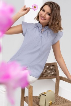 Женственная блузка в полоску 48 размера Charutti(фото2)