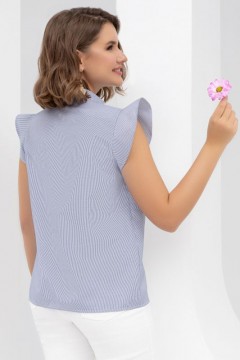 Женственная блузка в полоску 48 размера Charutti(фото5)