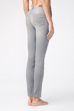 Ультраэластичные женские джинсы CON-117 CONTE ELEGANT light grey 46 размера на рост 164 Conte Elegant Jeans(фото2)