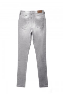 Ультраэластичные женские джинсы CON-117 CONTE ELEGANT light grey 46 размера на рост 164 Conte Elegant Jeans(фото4)