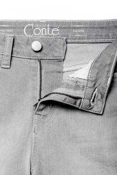 Ультраэластичные женские джинсы CON-117 CONTE ELEGANT light grey 46 размера на рост 164 Conte Elegant Jeans(фото5)