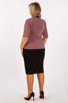 Элегантная женская юбка Латте 60 размера Milada(фото2)