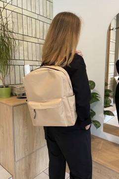 Стильный женский рюкзак Praid бежевый оксфорд Chica rica(фото2)