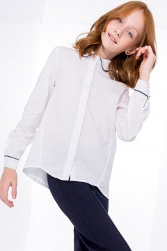 Прекрасная блузка для девочки 5035SC22 Vulpes белый Familiy(фото3)