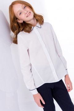 Прекрасная блузка для девочки 5035SC22 Vulpes белый Familiy