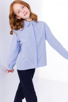 Прекрасная блузка для девочек 5030SC22 Vulpes голубой Familiy