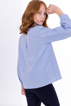 Прекрасная блузка для девочек 5030SC22 Vulpes голубой Familiy(фото6)