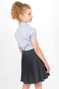 Стильная юбка для девочки Vulpes V-44-21 серый Familiy(фото5)