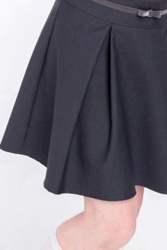 Красивая юбка для девочки Vulpes V-47-21 серый Familiy(фото3)