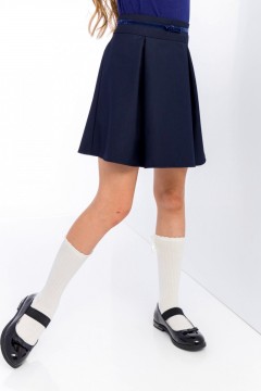 Однотонная юбка для девочки Vulpes V-48-21 синий Familiy(фото3)