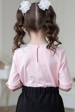Милая блузка для девочки ТБ-1801-3 col.1 Alolika(фото4)