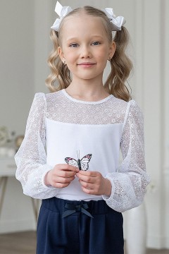 Стильная блузка для девочки ТБ-2209-1 Alolika